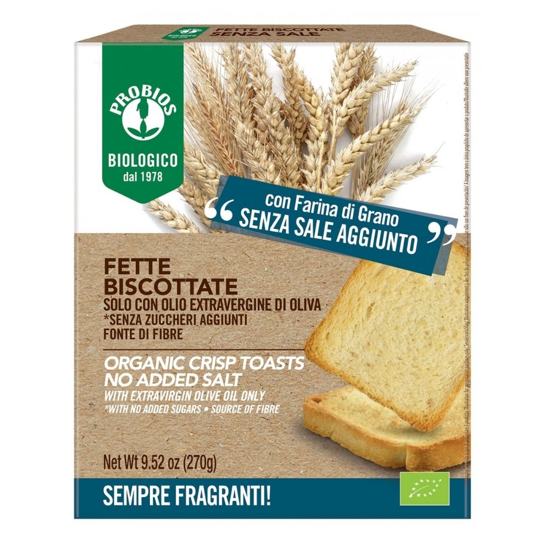 FETTE BISCOTTATE SENZA SALE AGGIUNTO - SENZA ZUCCHERO